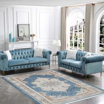 Covor Clasic Living Avangard 36945A Turcoaz MoftX de la URBANIX SRL