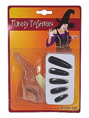 Kit halloween - nas si unghii vrajitoare de la Hobbyplanet Romania