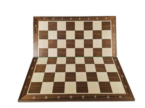 Tabla sah lemn pliabila - inlaid nuc artar de la Chess Events Srl