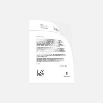 Listare A4, hartie 80g/mp, print alb negru de la La Print