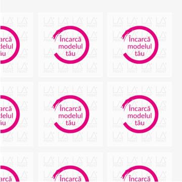 Sticker pvc, decupat patrat, laminat