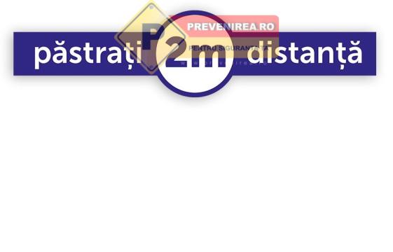 Banda personalizata pentru distantare