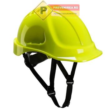Casca verde cu ventilatie pentru muncitori profesionisti