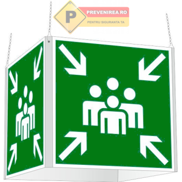 Cub suspendat din PVC pentru locuri de adunare