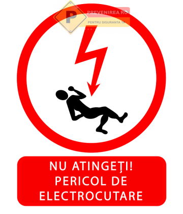 Indicator Nu atingeti - Pericol de electrocutare
