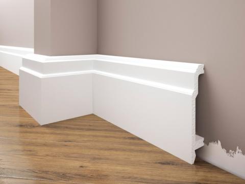 Plinta decorativa alba din LPC 26