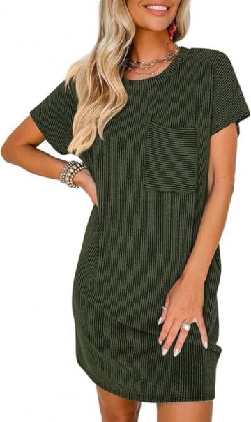 Rochie casual pentru femei deasupra la genunchi