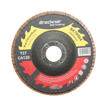 Disc lamelar abraziv corund 125x22mm T27 CA120 de la Gold Smart Engine Srl