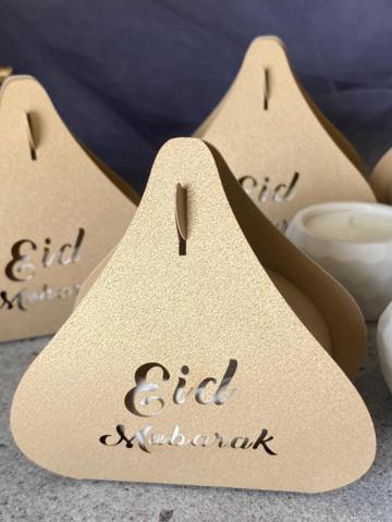 Lumanari in recipient, Eid Mubarak no.2 de la Myri Montaggi Srl