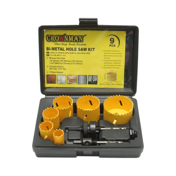 Set carote circulare Bi-Metal 22-64mm pentru lemn, rigips
