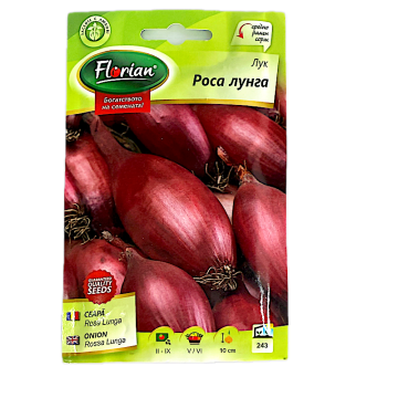Seminte ceapa Rosa Lunga 2 gr, Florian Bulgaria
