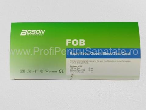 Teste rapide FOB Boson (25 teste/kit) de la Profi Pentru Sanatate Srl