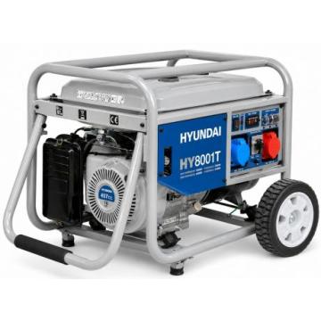 Generator de curent Hyundai, putere maxima 7,5 kV HY-8001T de la Tehno Center Int Srl