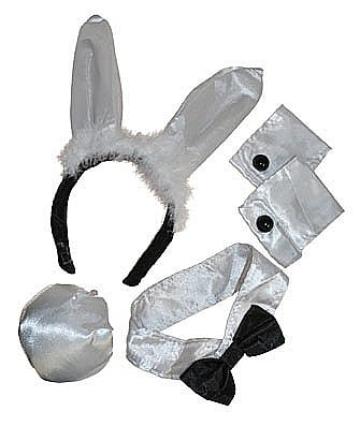 Accesorii party Set iepuras din satin