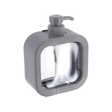 Dispenser sapun plastic 300ml - gri / transparent