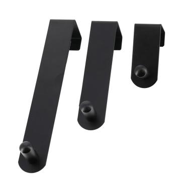 Set 3 carlige de usa otel - negru de la URBANIX SRL