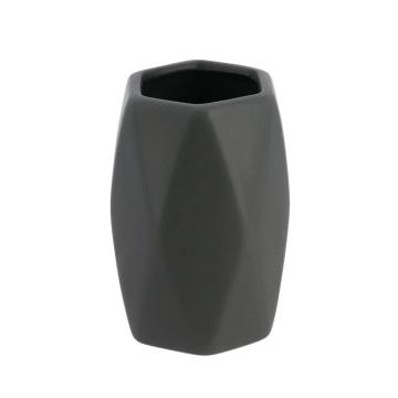 Suport periute ceramica design diamant - gri antracit