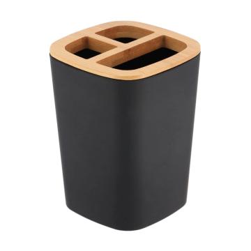 Suport periute plastic / bambus comp - negru