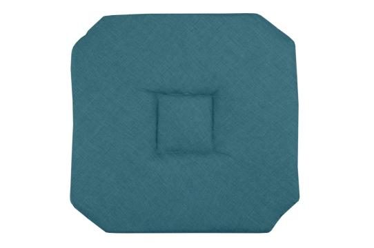 Perna de scaun Bea 40X40 cm, culoare turcoaz, 100% poliester de la URBANIX SRL