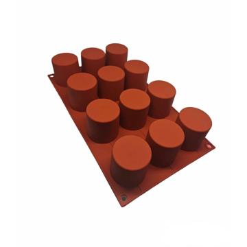 Forma silicon Cilindru, 12 cavitati - SilikoMart de la Lumea Basmelor International Srl