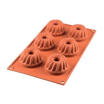 Forma silicon mini Kuglof, 6 cav. - SilikoMart