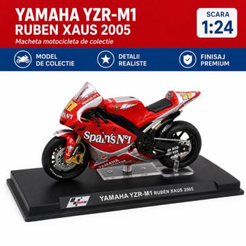 Macheta motocicleta Yamaha YZR-M1 Ruben Xaus Moto GP 2005 de la Hobbyplanet Romania
