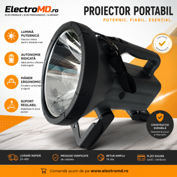 Lanterna reincarcabila Foton L30 LED 30W Cree XHP70 de la Marco & Dora Impex Srl