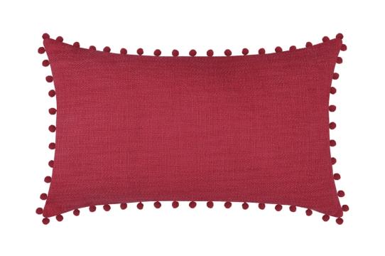 Perna decorativa Sanchez 30X50 cm, culoare rosu, 100% bumbac de la URBANIX SRL