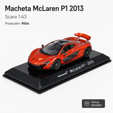 Macheta McLaren P1 2013, scara 1:43, Atlas portocaliu inchis