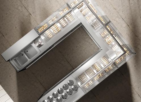 Vitrina frigorifica pentru cofetarie si patiserie de la Horecons Profesional Srl