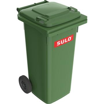 Europubela din material plastic, 120 L, culoare verde