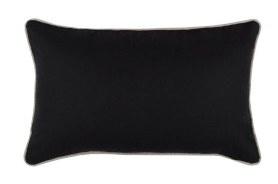 Perna decorativa Duo 30X50 cm, culoare negru/in, 100% bumbac de la URBANIX SRL