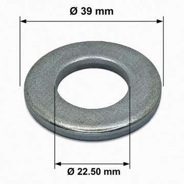 Saiba plata M22x39x3 DIN 125 - 100buc/cutie de la Marisim Total Instal Srl
