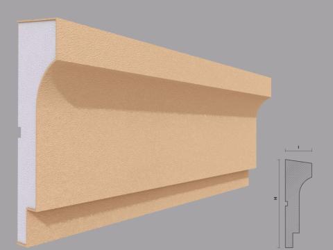 Brau decorativ de exterior FP301 dimensiuni 200x60x2000mm de la Visaria Design Srl.